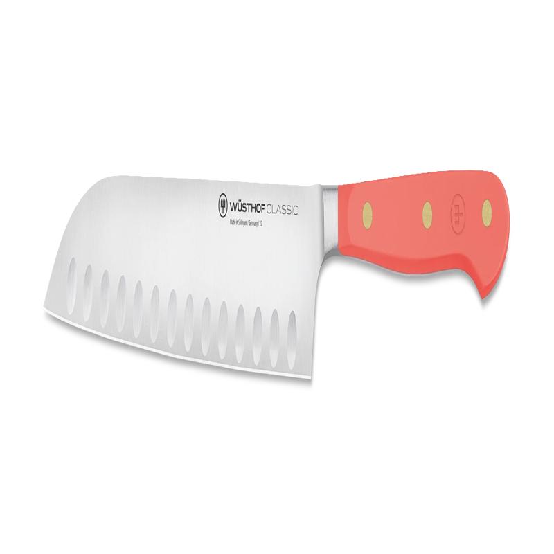 Classic Santoku with Hollow Edge 17 cm | 7 inch | Coral Peach