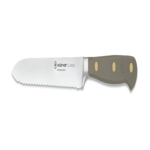 Classic Serrated Utility Knife 14 cm | 5 inch | Velvet Oyster