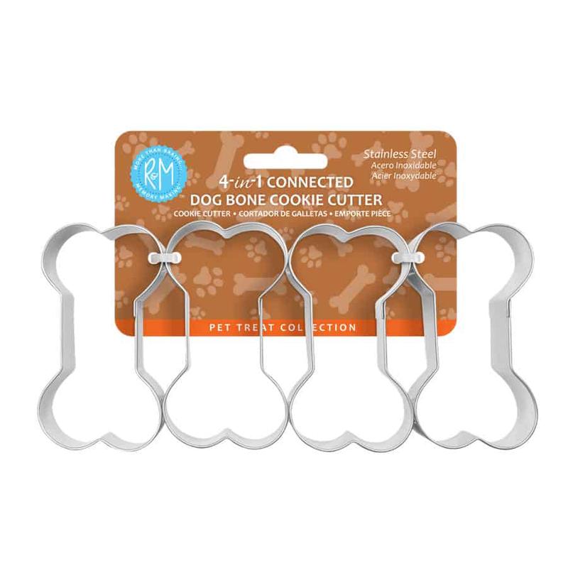 Dog Bone Cookie Cutter | 4-in-1