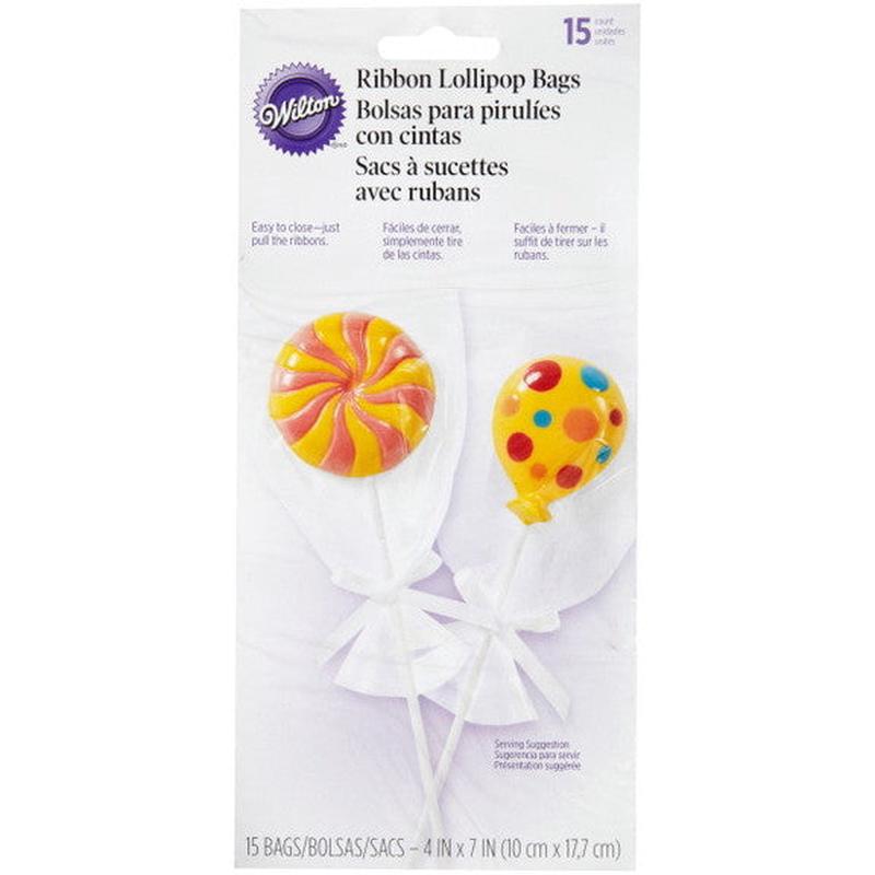 Drawstring Lollipop Bags | 15-Count