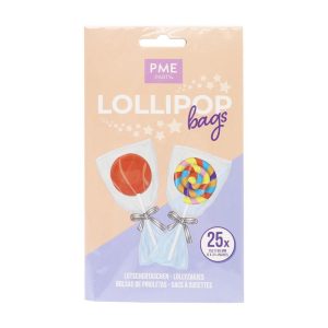 Lollipop Bags with Silver Ties