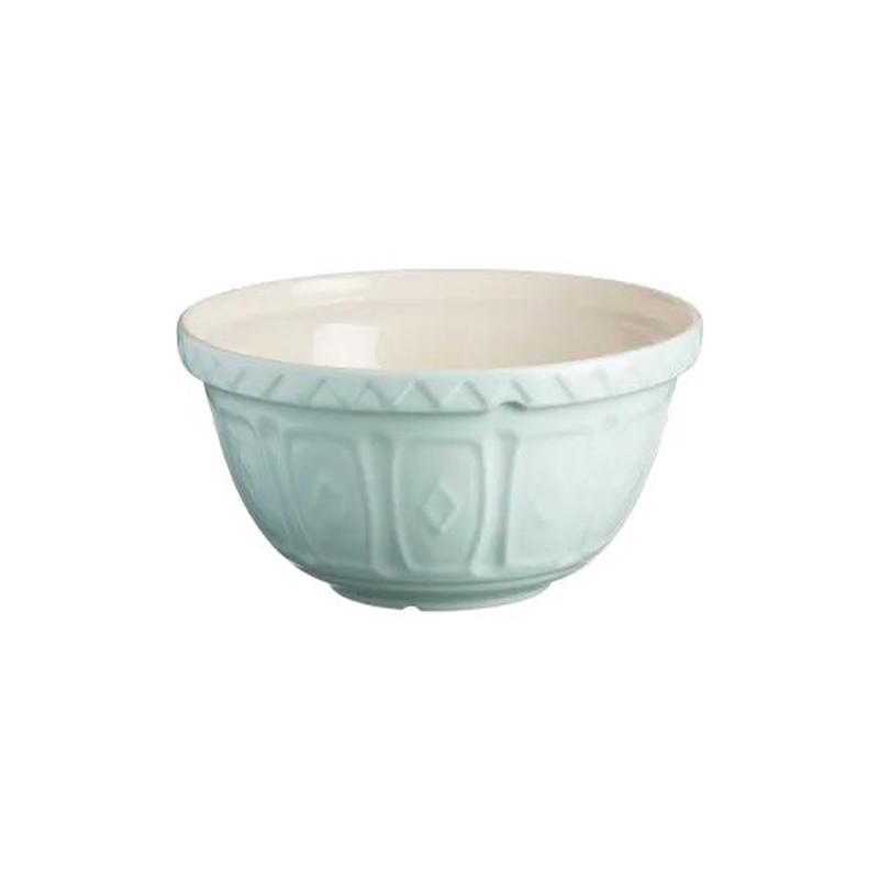 Powder Blue Cane Mixing Bowls // 2 Sizes
