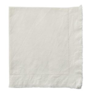 Stonewashed Fringe Napkin | Natural