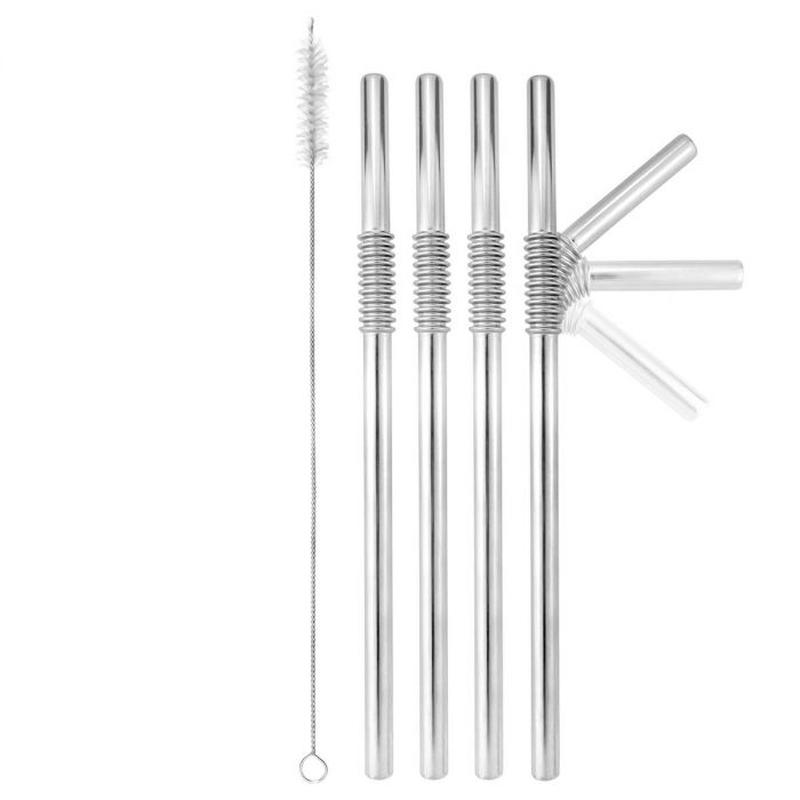 Turtleneck Reusable Bendable Metal Drinking Straws