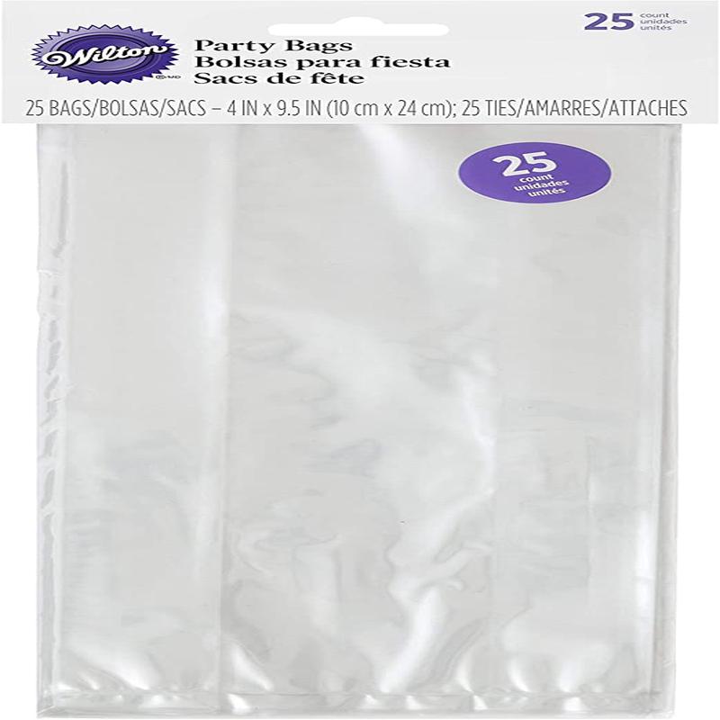 Wilton Clear Party Bags | Pack of 25