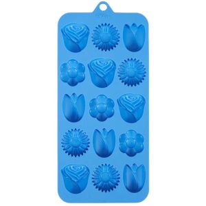 Wilton Silicone Flowers Candy Mold | 15-Cavity