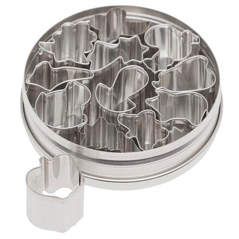 12-Piece Stainless Steel Country Cutter Set