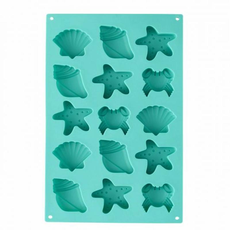 Beach + Sea Life Silicone Mold | 15 Cavity