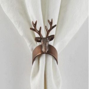 Bronze Stag Napkin Ring