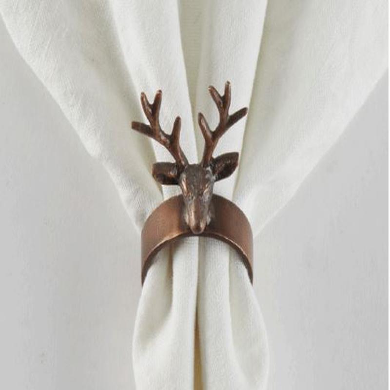 Bronze Stag Napkin Ring