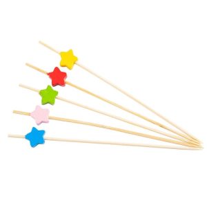 Decorative Picks | Assorted Stars, Pack of 100