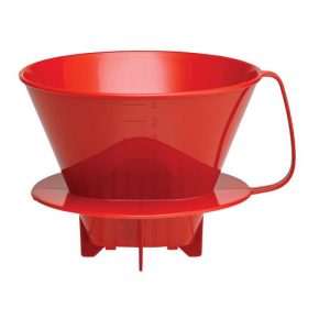 Pour-Over Coffee Brewing Filter Cone, Number 4-Size