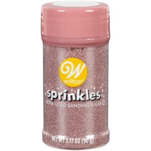 Wilton Rose Gold Sugar Sprinkles