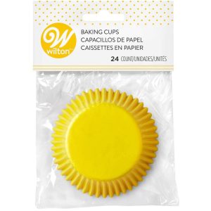 Wilton Yellow Foil Standard Baking Cups | 24 Count