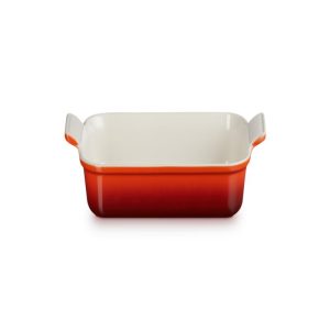 Ceramic Heritage Rectangular Dish, 26cm, Cherry