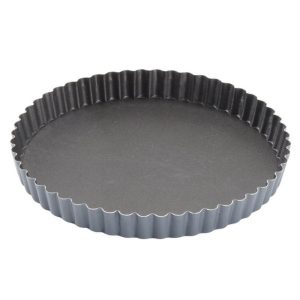Fluted Non-Stick Tart/Quiche Pan with Removable Bottom, 7 7/8"