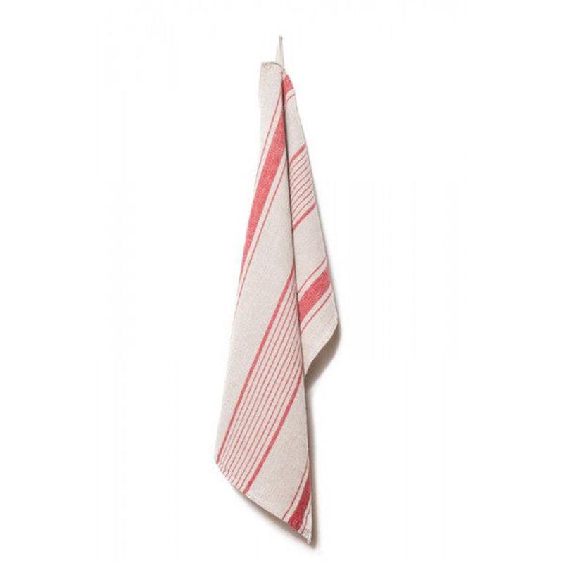 Linen Kitchen Towel, Aubagne Rouge