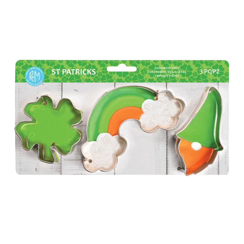 St. Patrick's Day Cookie Cutter Set, 3pcs