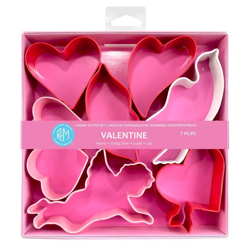 Valentine Cookie Cutter Set, 7pcs