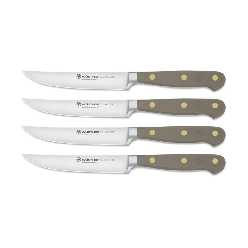Wusthof Classic 4-Piece Steak Knife Set | Velvet Oyster