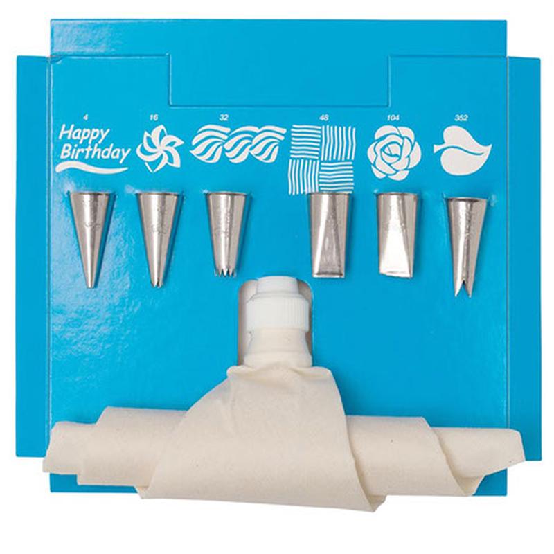 8 Piece Decorating Set with Flex Bag