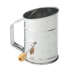 Crank Flour Sifter // 3 Sizes