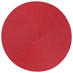 Disko Chili Red Round Placemat