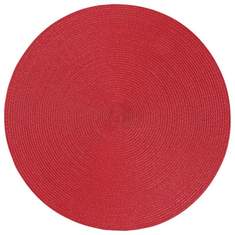 Disko Chili Red Round Placemat