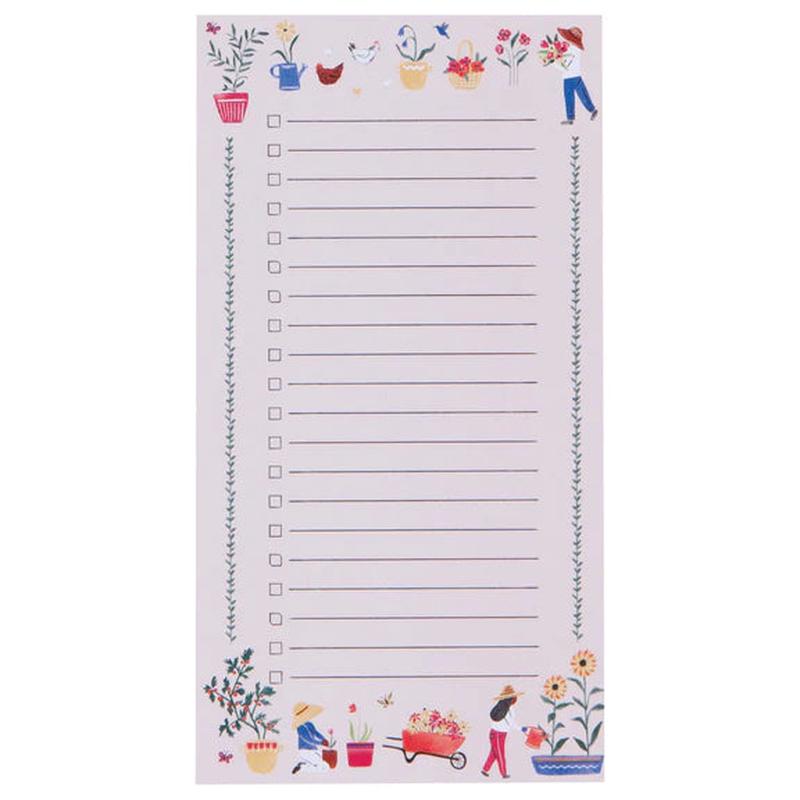 Magnetic Notepad, Green Thumb