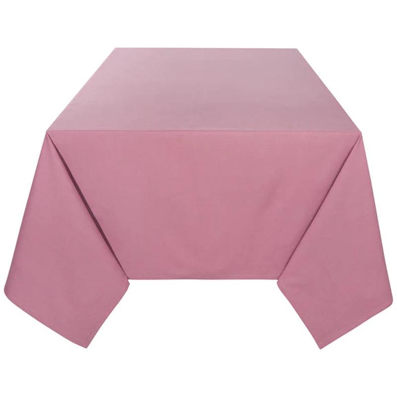 Mauve Cotton Tablecloth, 60"x90"