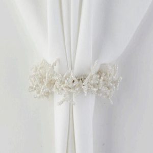 Napkin Ring | Beaded Natural Fringe