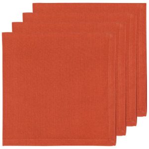 Napkins, Set of 4 | Rust