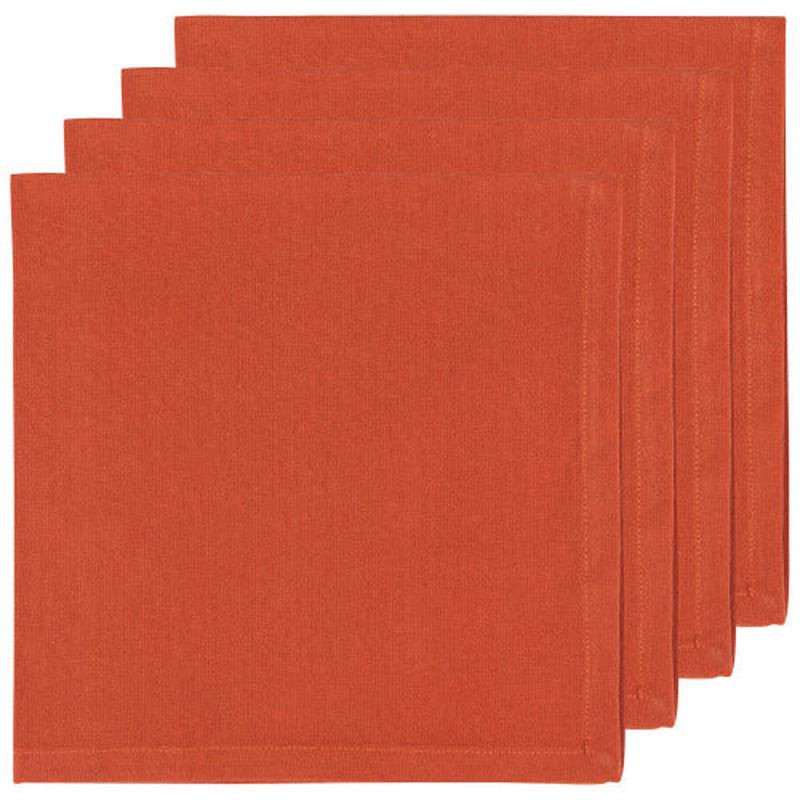 Napkins, Set of 4 | Rust