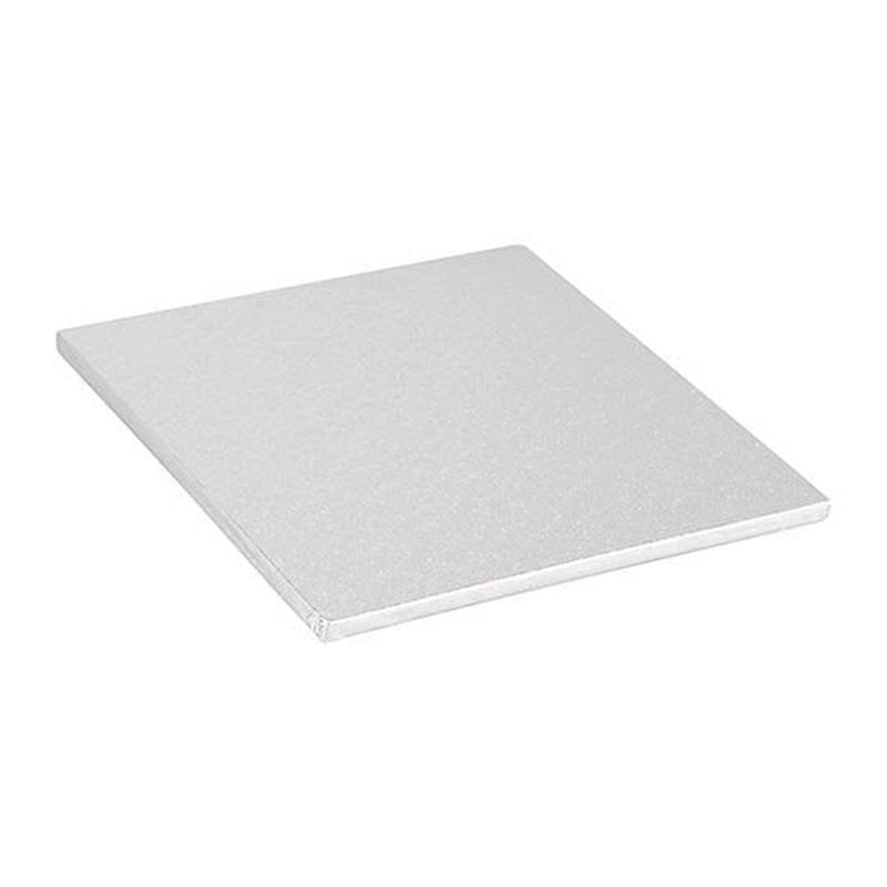 White Square Cake Drums