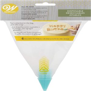 All-in-One Decorating Bag with #3 Round Tip