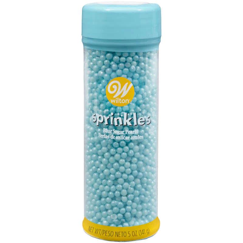 Blue Sugar Pearl Sprinkles, 5 oz.