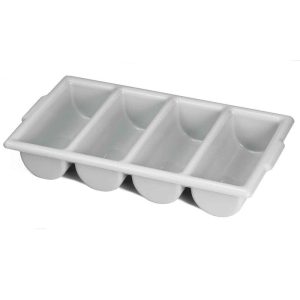 Cutlery Bin, Gray