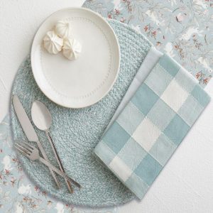 Napkin | Linen Cotton Check, Mist