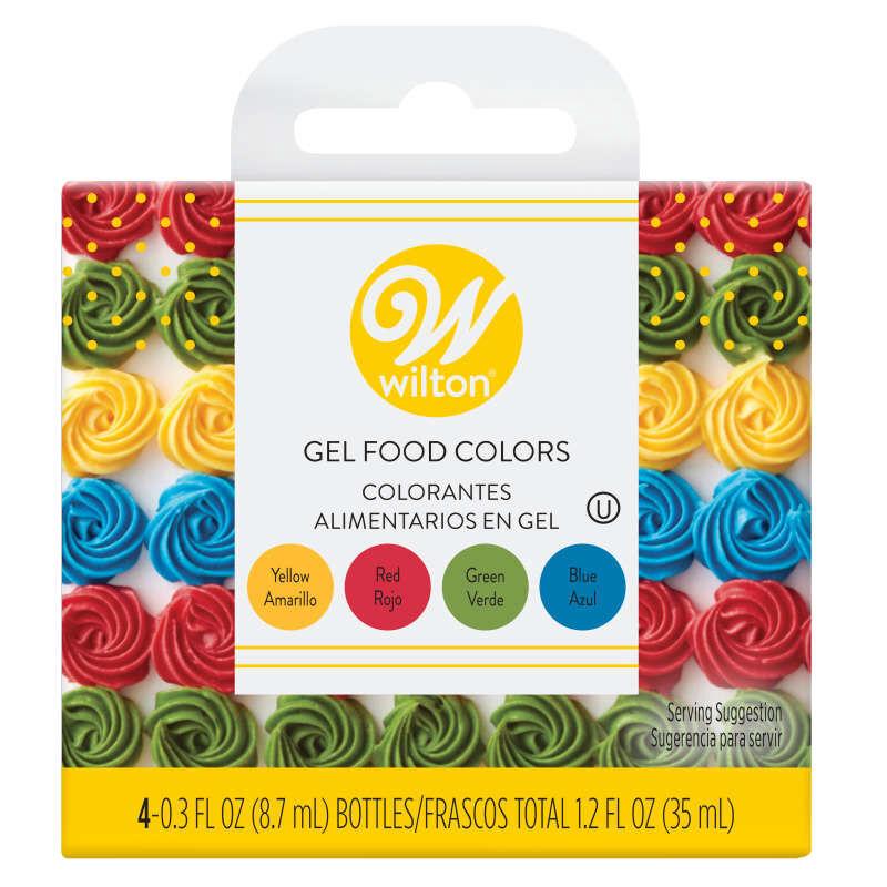 Primary Gel Food Color Set | 4 Count