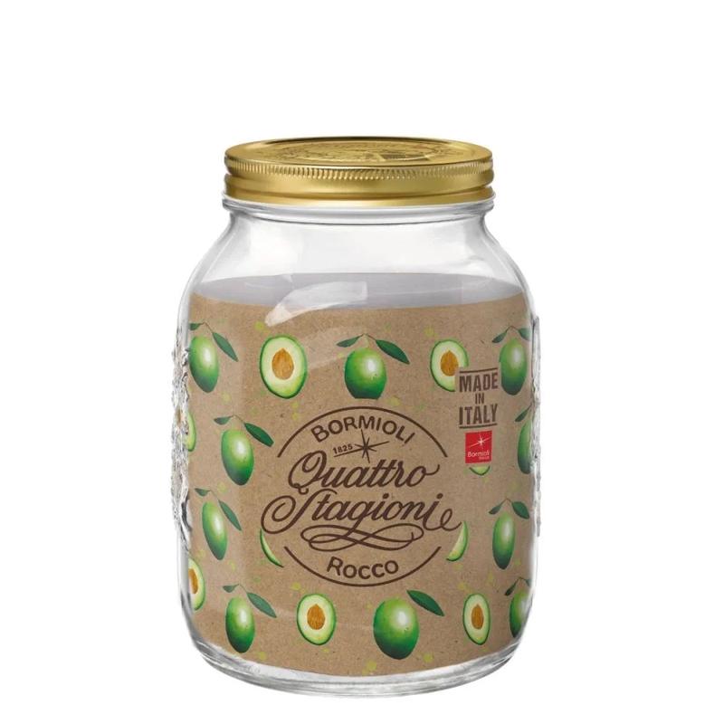 Quattro Stagioni Wide Mouth Canning Jar | 101oz (3L)