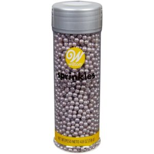Silver Sugar Pearl Sprinkles, 5 oz.
