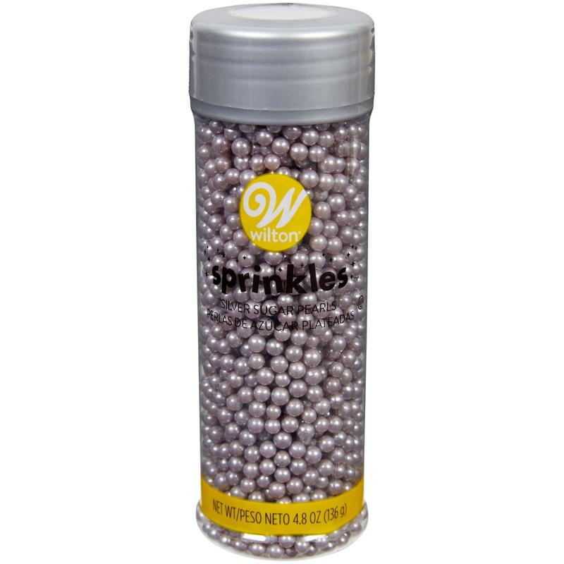 Silver Sugar Pearl Sprinkles, 5 oz.