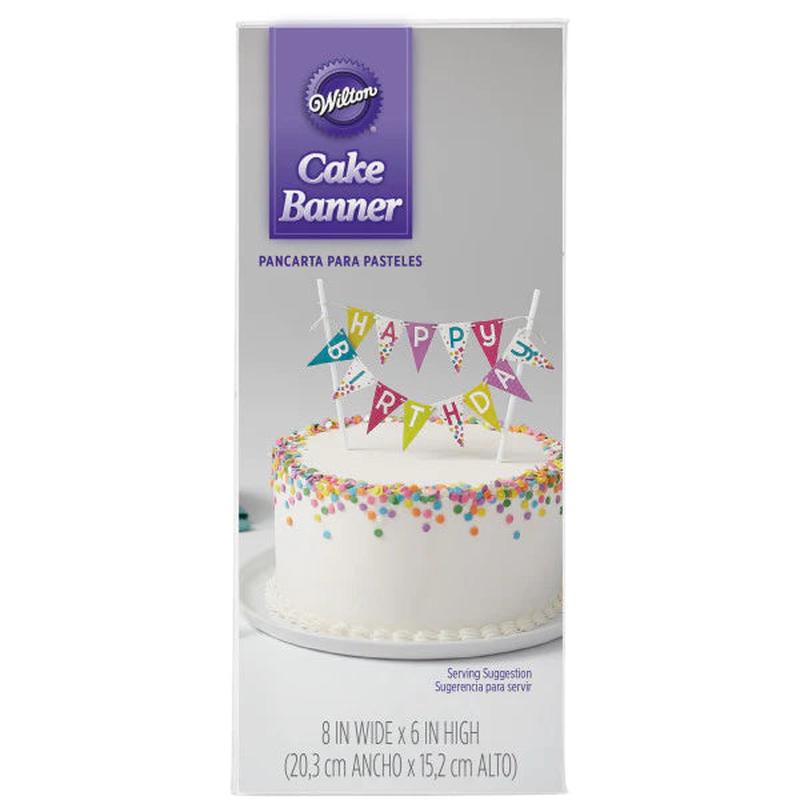 Wilton Happy Birthday Cake Banner