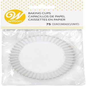 Wilton White Cupcake Liners, 75-Count