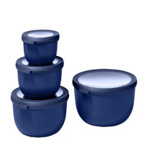 CIRQULA Bowl Set 4 Pieces | Vivid Blue
