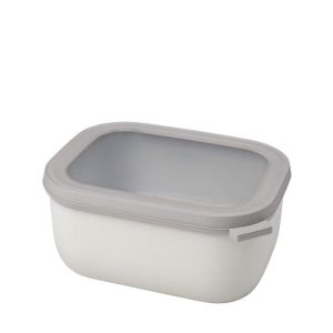 Cirqula Rectangular Food Container | Nordic White | 2 Litres