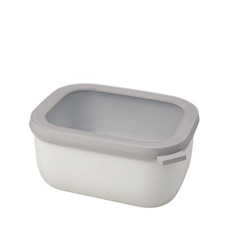 Cirqula Rectangular Food Container | Nordic White | 2 Litres