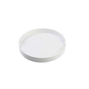 15" Round Serving Tray | White