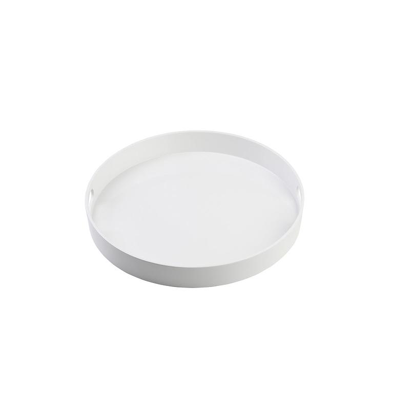 15" Round Serving Tray | White