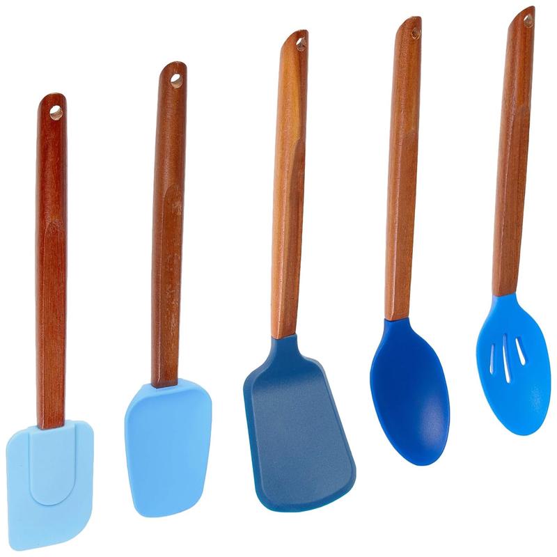 Acacia Wood Utensil Set, Set of 5